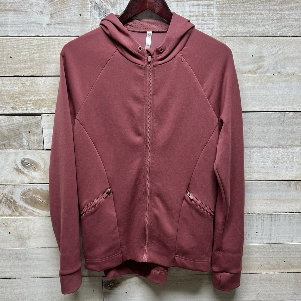 Fabletics Jacket Womens Small‎ Pink Sammy Full Zip Hooded Active Pockets